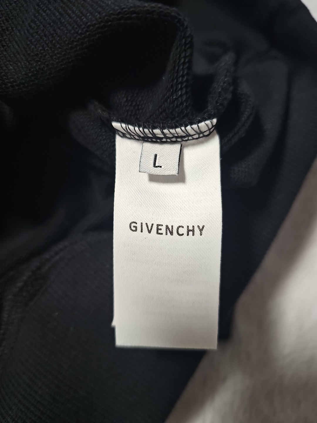 Givenchy Black Fleece Logo Hooded Pullover Hoodie Cotton Crew Neck Men thumbnail 5
