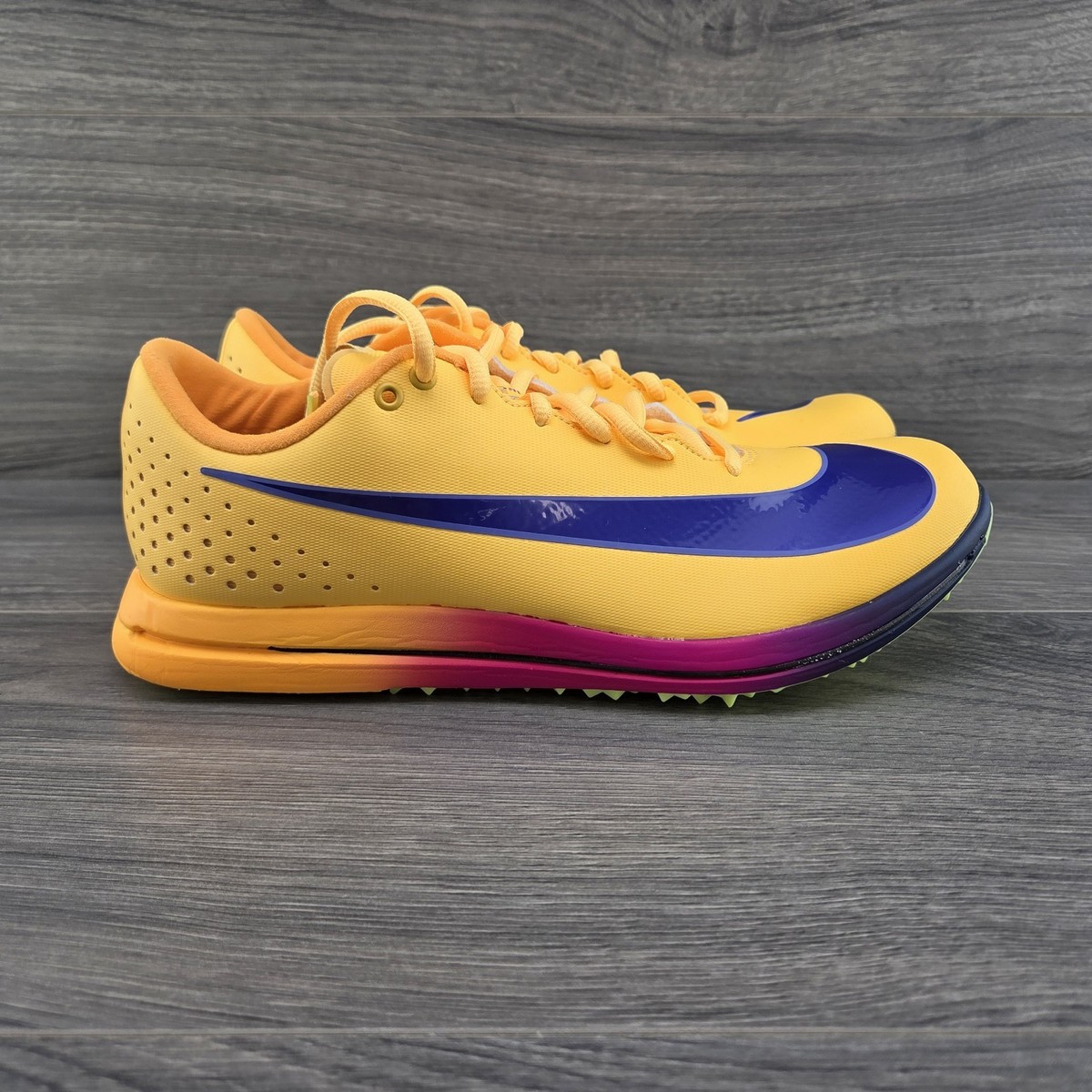 Nike Triple Jump Elite 3 Track & Field Jumping Spikes Citron Pulse M 7; W 8.5 NW Nike Zoom Triple Jump Elite 3 | Trackandfieldclothes main image 4