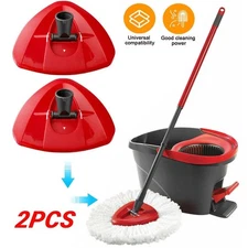 2Pcs Replacement Rotating Mop Base Plastic Head Disc Part for O-Cedar Easy Wring