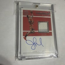2018-19 PANINI ENCASED VAULTED JOHN COLLINS JERSEY ON CARD AUTO #D 11/99 Hawks