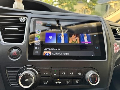 4G+64G Android Apple Carplay Car Stereo Radio For Honda Civic 2013-2015 GPS WIFI