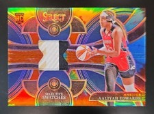 2024 Select WNBA Aaliyah Edwards #SW-AE Selective Swatches Tie Dye Prizms /25