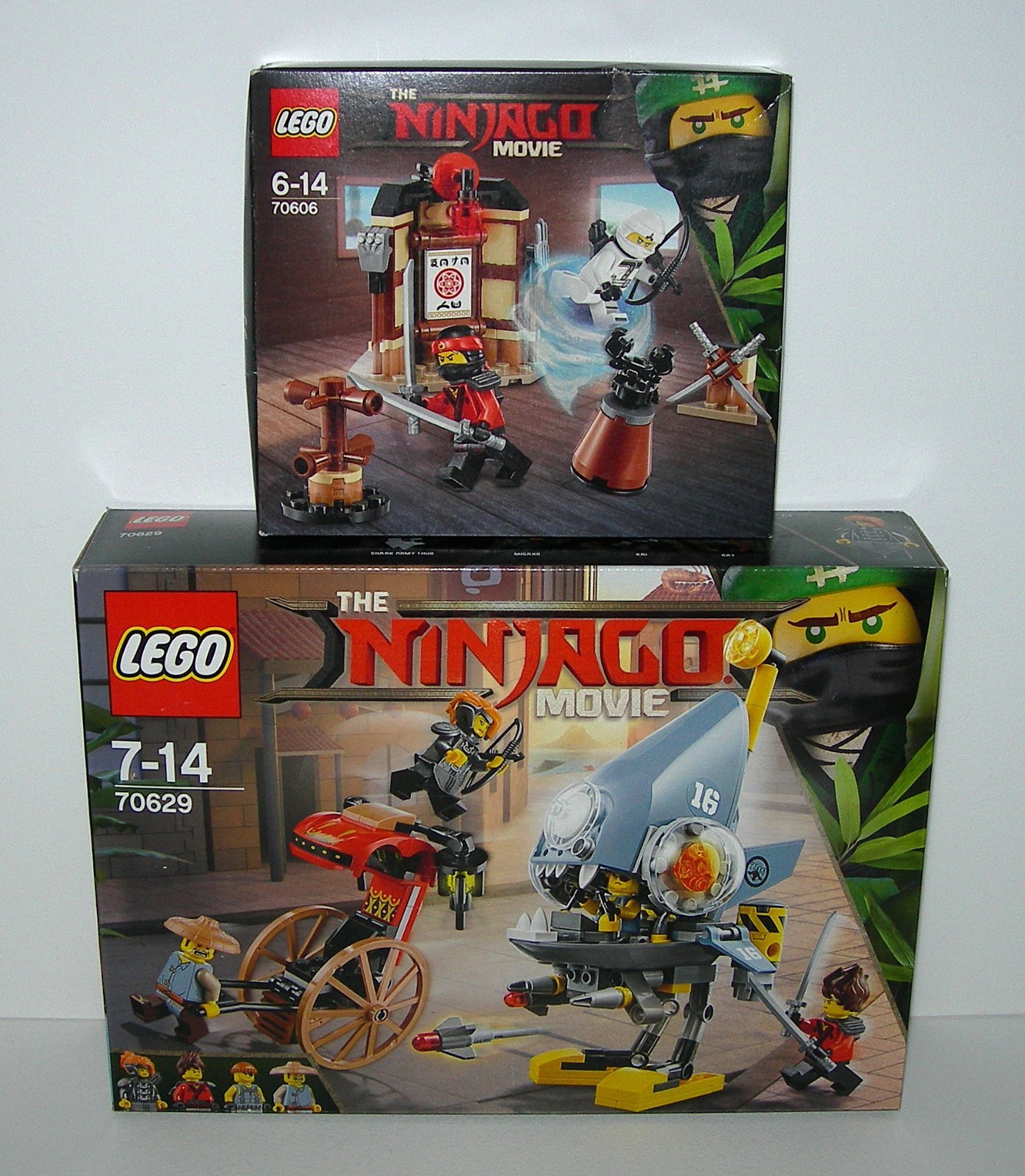 LEGO The Ninjago Movie 70606 Spinjitzu Training & 70629 Piranha Attack - NINMP