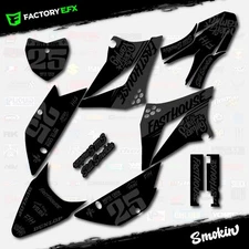 Blackout Smokin Racing Graphics kit fits Kawasaki KLX110 10-25 KLX 110