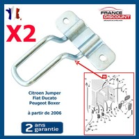 2X TüRschloss Halter FüR Heck TüR Ducato Boxer Jumper 8724.H5 1362281080