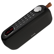 Portable Bluetooth Speaker FM Radio Digital, Support USB/SD Card MP3 Black
