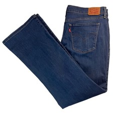 Levis 515 Bootcut Jeans Womens 14M Medium Wash Blue Stretch Denim W32 L32