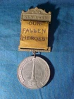 1893 CIVIL WAR GETTYSBURG  NY Day MONUMENT MEDAL OUR FALLEN HEROES