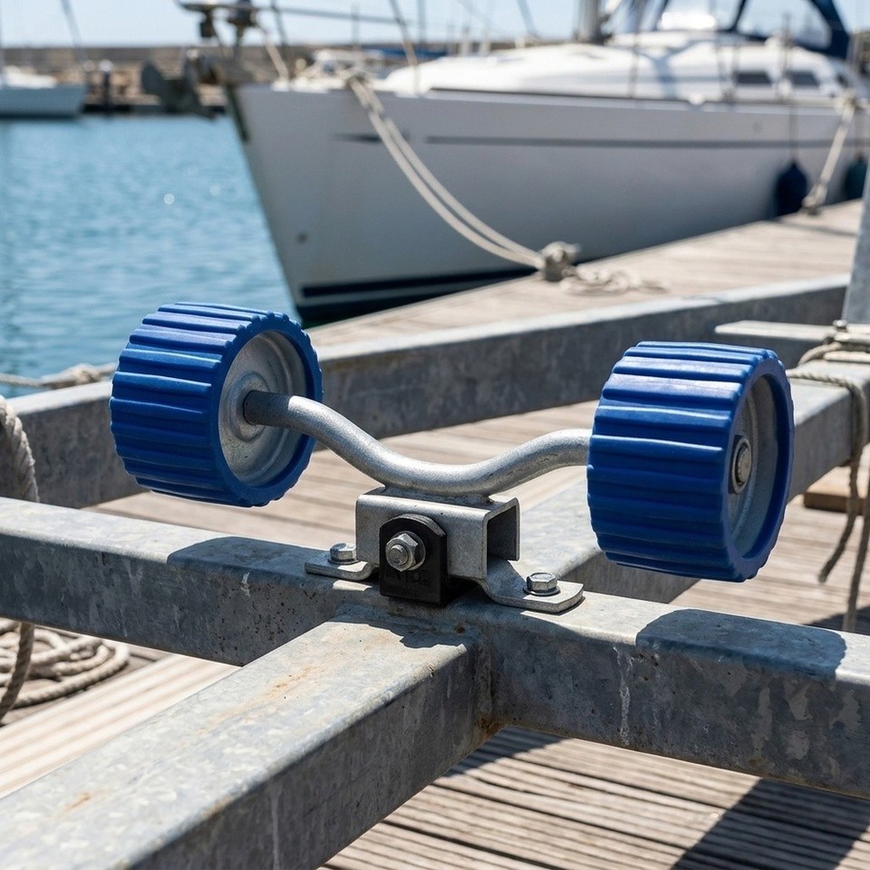 Boat Trailer Wobble Roller Assembly for Smooth Loading Unloading of ...
