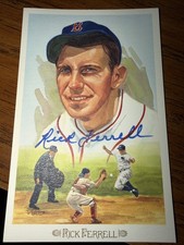 Rick Ferrell Autographed (Signed) Perez Steele Celebration Postcard (Red Sox)