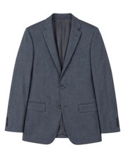 J Crew Thompson Suit Men  s 38R Gray Slim Wool Two Button 33x30 Flat Front
