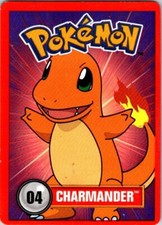 Charmander #04 1998 Official Nintendo Pokemon Promo Card Red Border Vintage HP