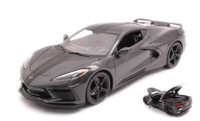 Maisto 1/18 Chevrolet Corvette Stingray 2020 Grau Statisches Modell Diecast
