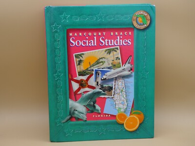Harcourt Brace Social Studies Florida Grade 4 hardcover