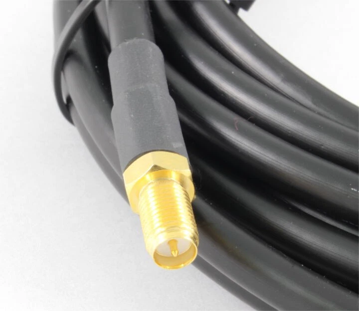 15m cavo antenna wifi RF 240 wireless bassa perdita rp sma male female lmr - Immagine 2 di 3