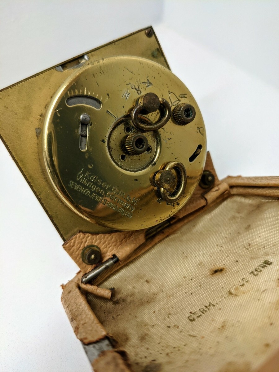 KERN ケルン 400日巻高級置時計 西ドイツ製 元箱付き W-GERMANY KERN