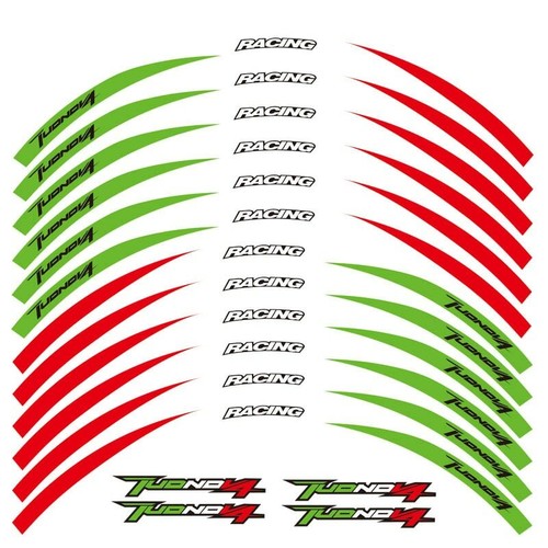 Motorcycle stripes Wheel Hub Rim Strip Sticker Decal For Aprilia TUONO V4 - Picture 8 of 10