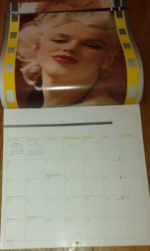 TWO 1988 Marilyn Monroe Photo Calendars - Danilo Promotions, Portal Publications - Picture 10 of 13