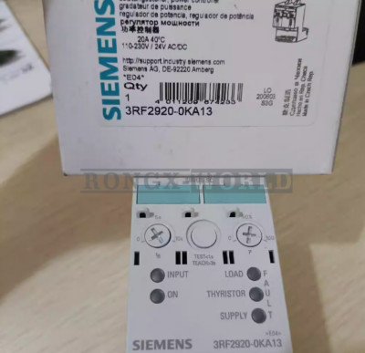 1PCS New Siemens 3RF2920-0KA13 power controller