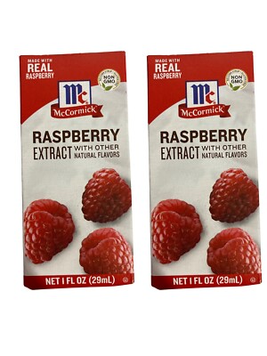 2 PACK McCormick Raspberry Extract Flavor 1oz | eBay