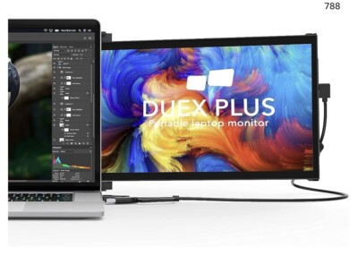 Mobile Pixels Duex Plus Portable Monitor For Laptops, 13.3'' Full HD IPS Screen