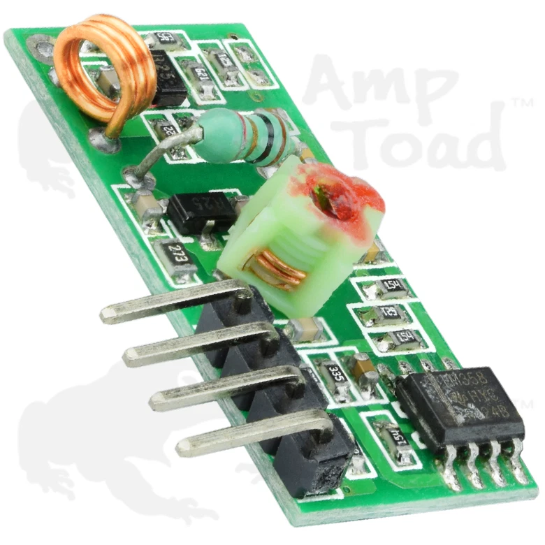 433Mhz RF Transmitter & Receiver Radio Link Remote Module Kit Arduino PI TTL - Image 3 of 4