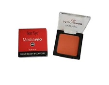 Ben Nye Creme Blush & Contour Coral MCB-07 Media Pro HD Refillable Compact