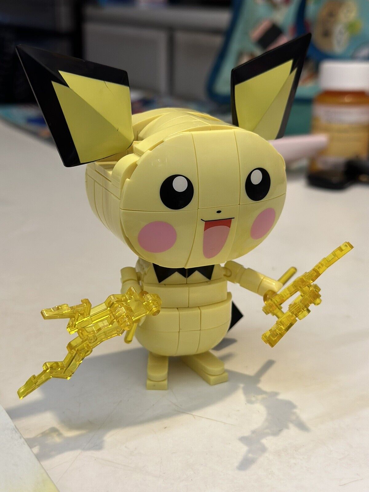 ​MEGA Pokémon Action Figures Toy Building Set, 4 Inch Pikachu, Raichu and  Pichu Build n Show Pikachu Evolution Trio with Poke Ball Pin