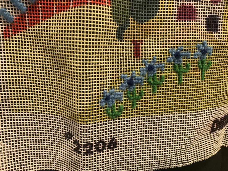 Kit de punta de aguja Dimensions retazos campo vintage 1982 artes y manualidades usado Foto 4 de 4