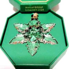 NEW 2024 Swarovski Snowflake Crystal Annual L...