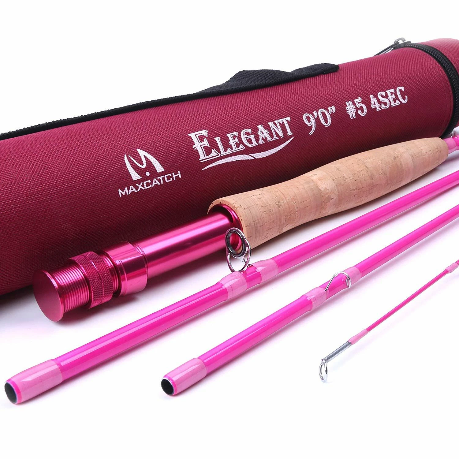 Maxcatch Women's Elegant Pink Fly Fishing Rod 2wt/5wt Medium-Fast with Rod Tube
Opens in a new windo