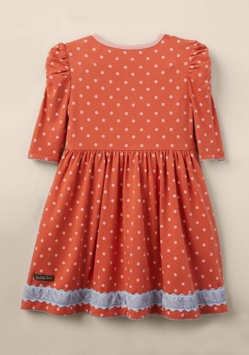 NWT Matilda Jane Heart to Heart Spot On Polka Dot Knit Lap Dress Girl's 2 - Picture 2 of 5