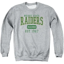 Wright State Adult Crewneck Sweatshirt Est. Date, Athletic Heather, S-3XL