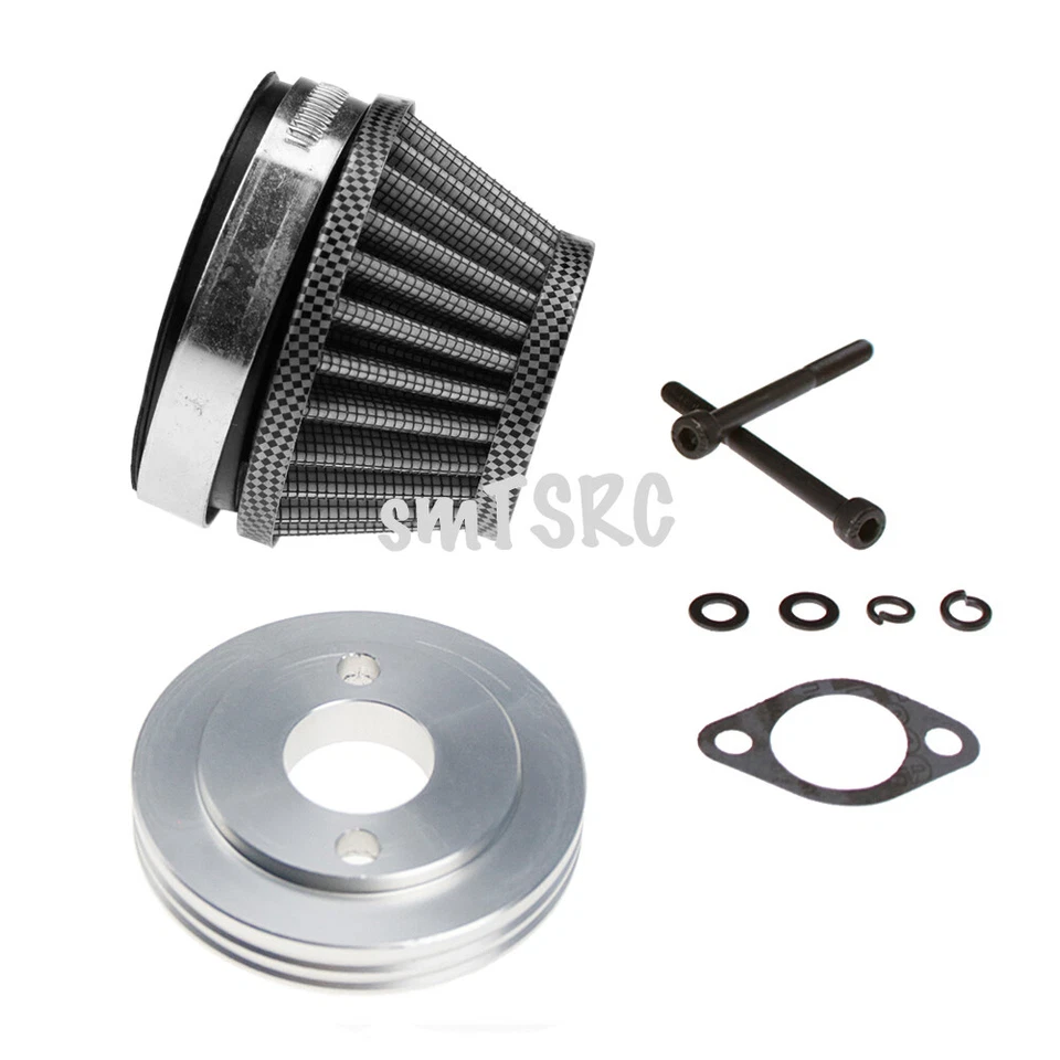 Carbon Fibre Air Filter 1Set For 1/5 HPI ROFUN KM BAJA LT DBXL FG GoPed RedCat - Image 4 of 4