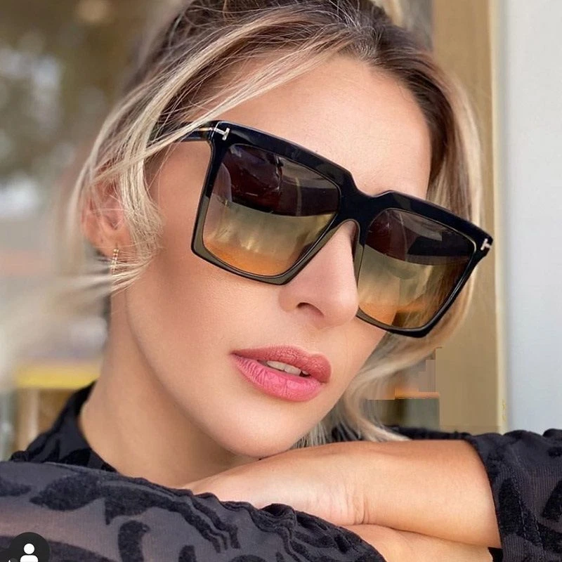 Big frame cheap black sunglasses