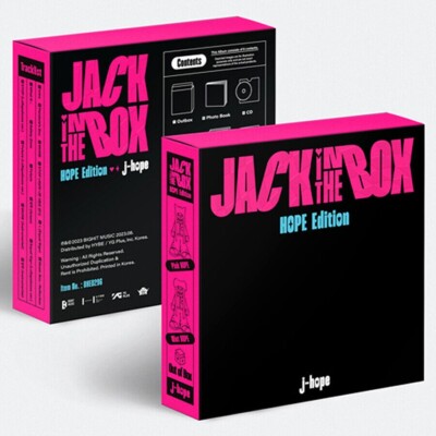 BTS J-HOPE [JACK IN THE BOX] Album HOPE EDITION/CD+2 Book+2 Photo Card