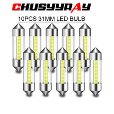 10X 31mm C5W COB LED CAR WHITE INTERIOR FESTOON CANBUS BULBS LIGHT LAMP