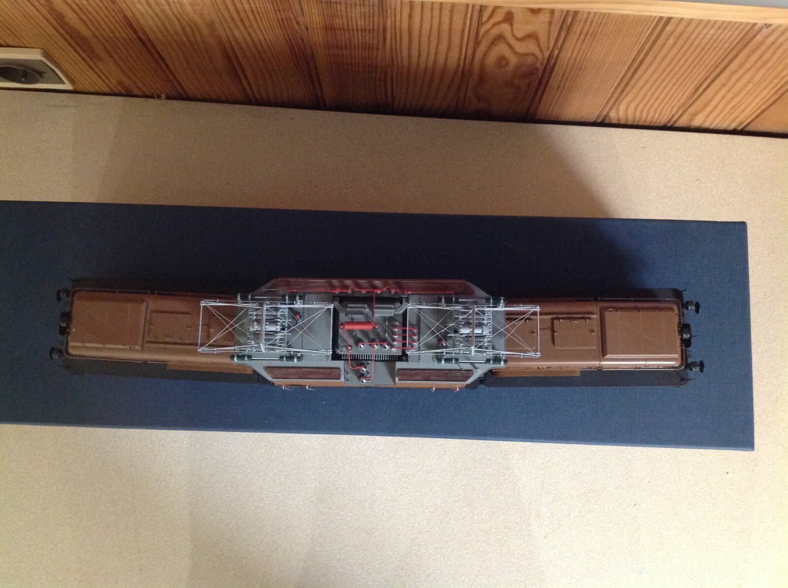 Locomotive LOMBARDI échelle O (1/45) – Crocodile CE 12251, Laiton Marron, édition Limitée