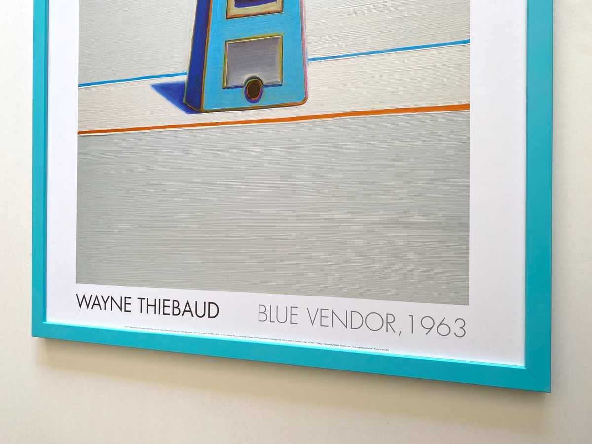 WAYNE THIEBAUD OFFSET LITHOGRAPH PRINT FRAMED POP ART POSTER