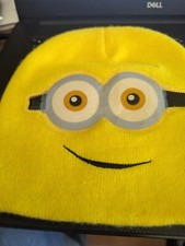 Despicable Me Minions Hat Beanie Yellow Knit Hat 2010 movie release promo