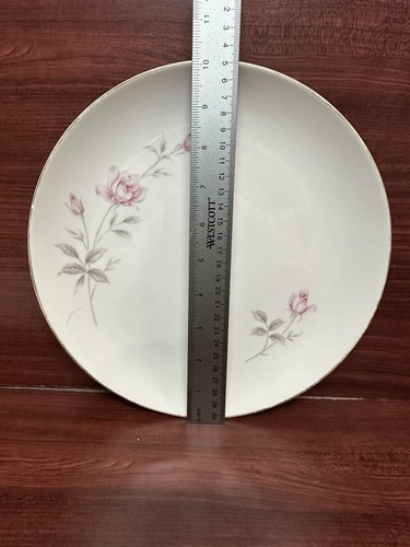 Vintage Royal Cameo Regina Rose Fine China Gold Trim Dinner Plates 3307 Set Of 2 - Picture 5 of 5