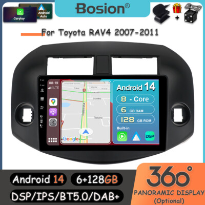 Autoradio Android 14 Per Toyota RAV4 2006-2012 – 9 Pollici, Octa Core, 6GB RAM, 128GB ROM, 4G LTE, CarPlay Wireless - 2