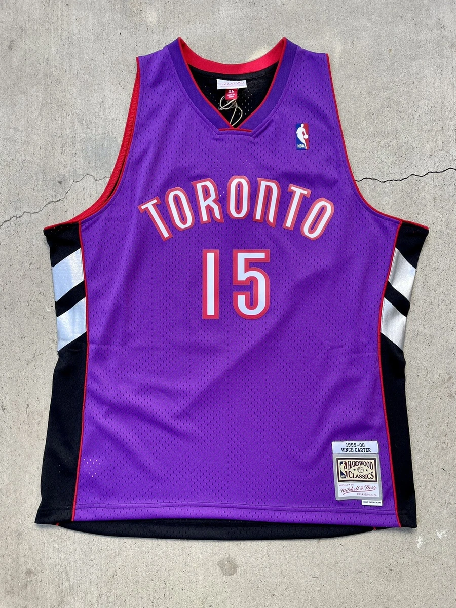  MITCHELL & NESS NBA Authentic Jersey Toronto Raptors 99-00  Vince Carter (as1, Alpha, m, Regular, Regular) Purple : Sports & Outdoors