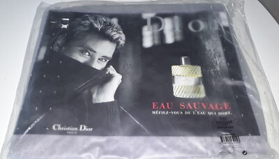 JOHNNY HALLYDAY WERBE BADETUCH CHRISTIAN DIOR WILDWASSER