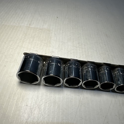 Juego de enchufes métricos Craftsman Tools 9 piezas 3/8" unidad 6 puntos cromo poco profundo 9-19 mm - Imagen 6 de 6