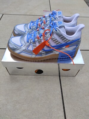 Nike Air Dunk x Off White Rubber UNC Silver Silber US 11 / UK 10 / EU 45