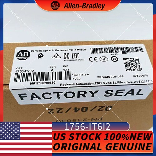 New Factory Sealed Allen Bradley 1756-IT6I2 /A ControlLogix 6 Point Input Module - Picture 1 of 4