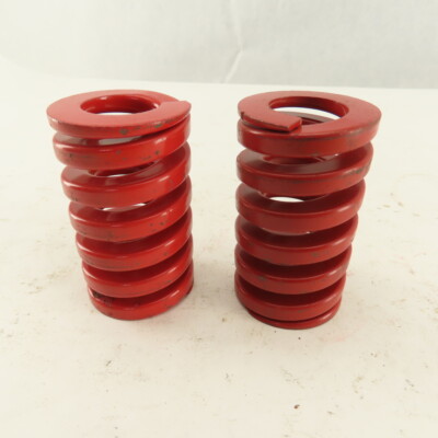Moeller RHL150-250 1-1/2'' x 2-1/2''  Long Medium Heavy Load RED Die Spring Lot 2