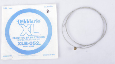 3x D'Addario String 052 Bass-Saite 1,321mm XL Bass Saite Gitarre Set - XLB-052