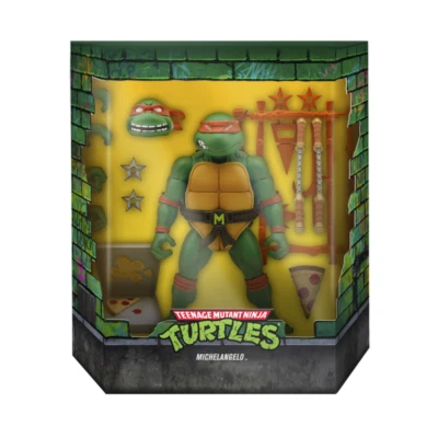 Super7 TMNT Wave 3 Ultimate MICHELANGELO Figure